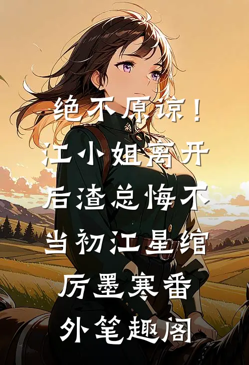 绝不原谅！江小姐离开后，渣总悔不当初：江星绾厉墨寒番外笔趣阁