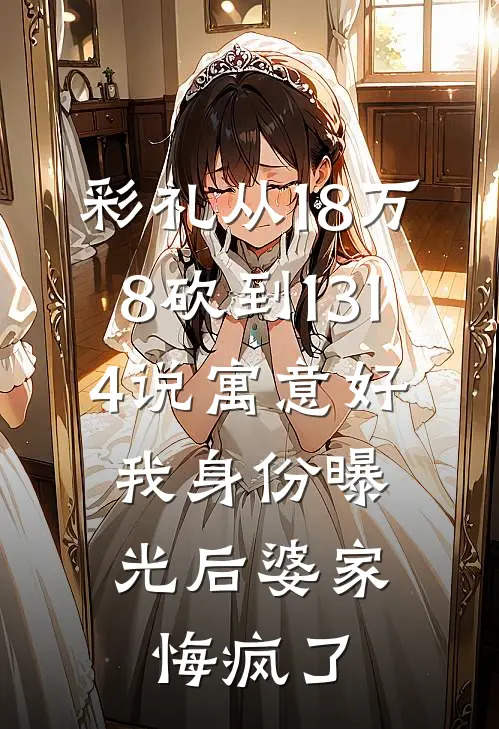 彩礼从18万8砍到1314说寓意好，我身份曝光后婆家悔疯了