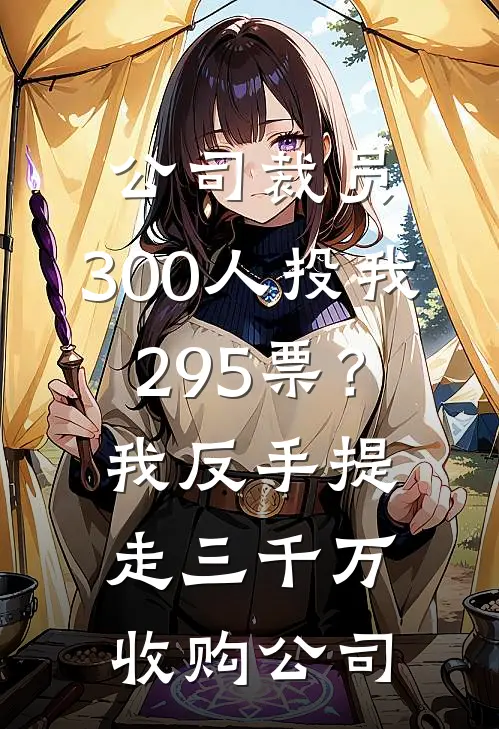 公司裁员，300人投我295票？我反手提走三千万收购公司