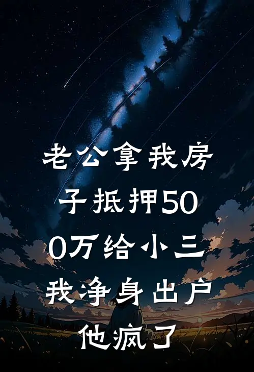 老公拿我房子抵押500万给小三，我净身出户，他疯了