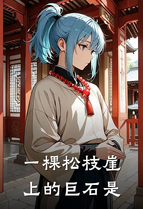 一棵松枝崖上的巨石是