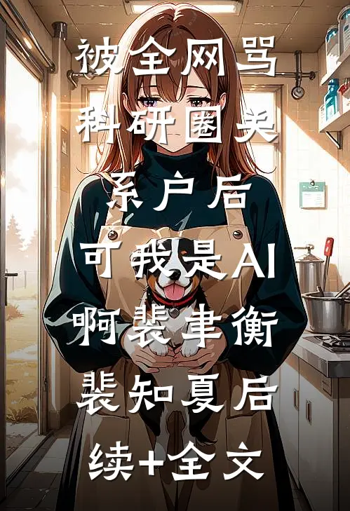 被全网骂科研圈关系户后，可我是AI啊裴聿衡裴知夏后续+全文