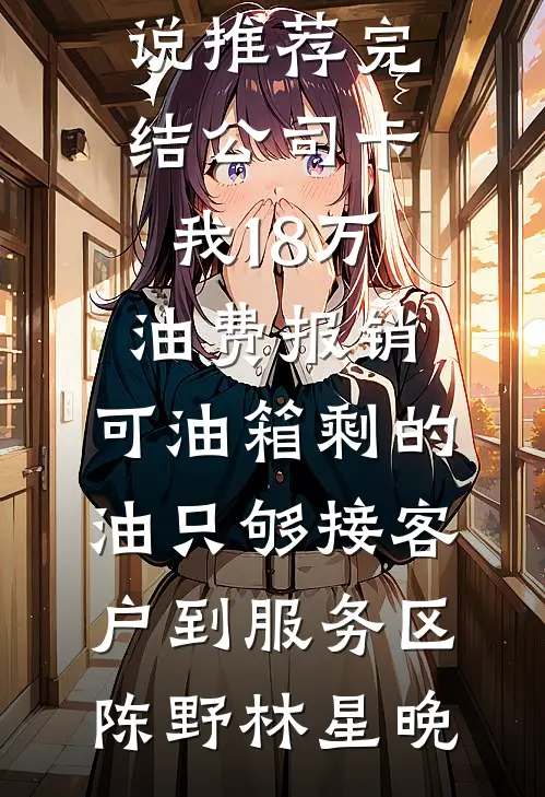 公司卡我18万油费报销，可油箱剩的油只够接客户到服务区(陈野林星晚)无弹窗全文免费阅读_小说推荐完结公司卡我18万油费报销，可油箱剩的油只够接客户到服务区(陈野林星晚)