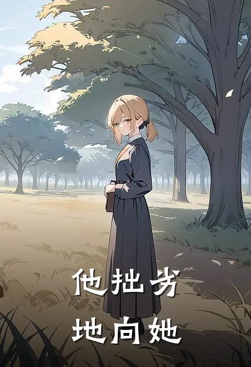 他拙劣地向她