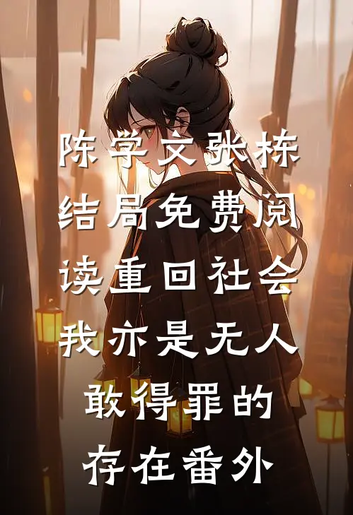 陈学文张栋结局免费阅读重回社会，我亦是无人敢得罪的存在番外